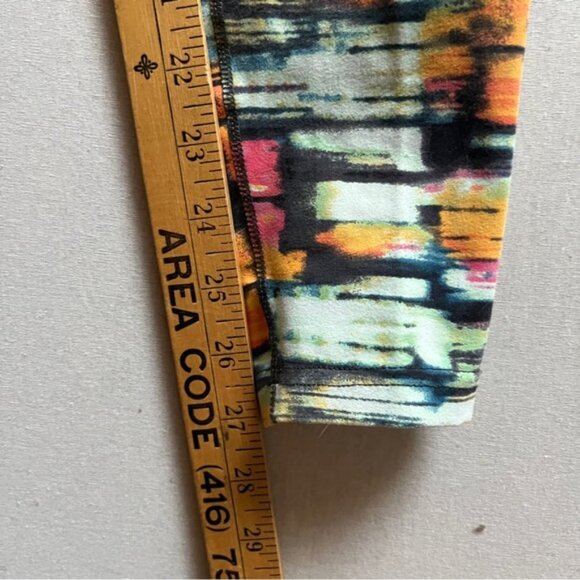 Nike Dri Fit Multicolor running workout yoga leggings Sz S - Picture 9 of 11